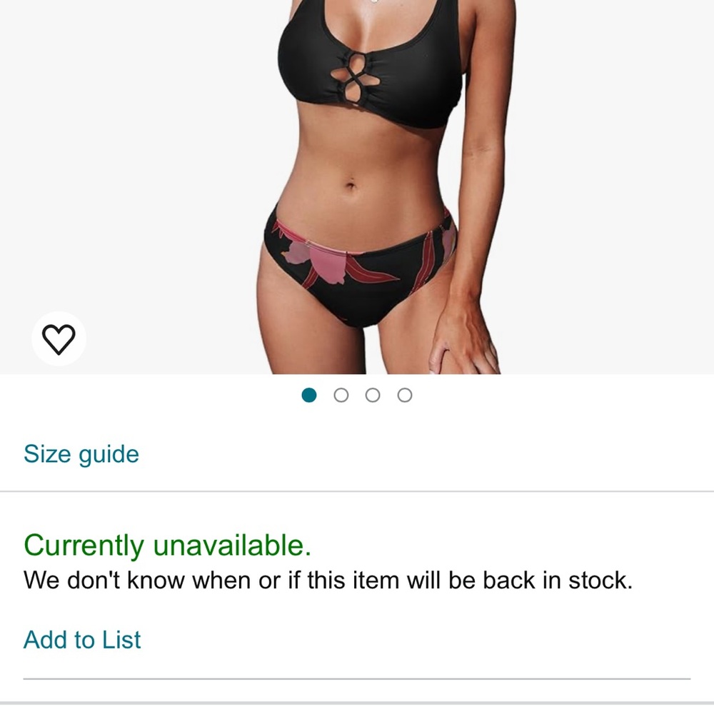 Cupshe bikini - Picture 3 of 4